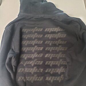 Yeezy Mafia SZN Triple Black Mafia Graphic Sweatshirt Hoodie Size Small